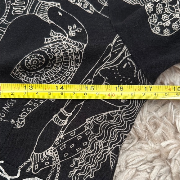 Desigual A-Line Dress S/M Embroidered Long Sleeve Knee Length Boho Indie Emo - Picture 7 of 10